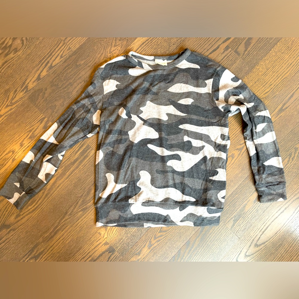 Buttery Soft Camo Pull Over Sweatshirt